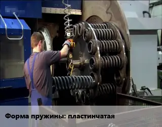 Изготовление пружин пластинчатая